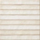 Rectangulaire beige getextureerde Brick Raku Pearl mozaiektegel 35x35cm