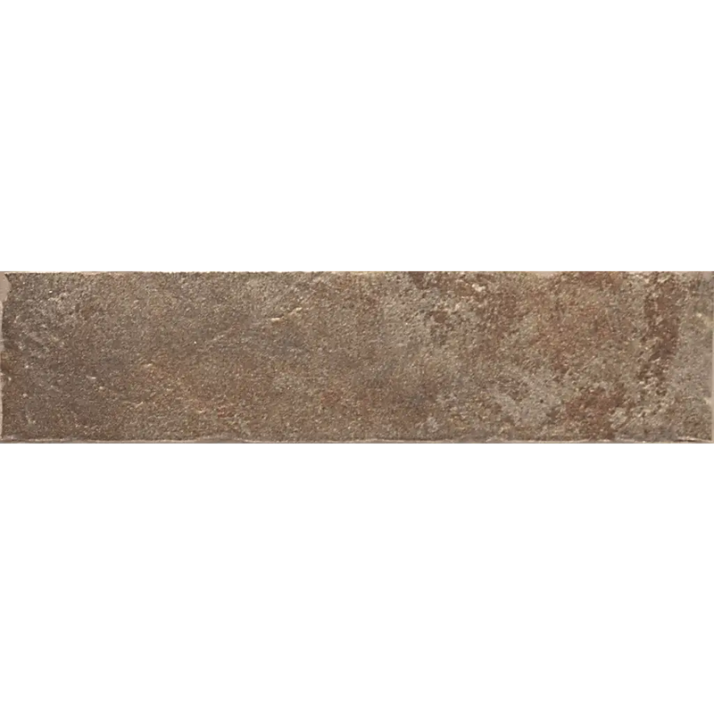 Terracotta vloertegels Brick West 6,5x25 met rustieke textuur en aardetonen