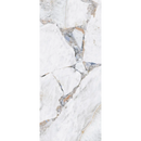 Wit marmer met grijze en beige aders in Bright Precious gepolijst 120x280 rett