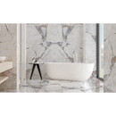 Moderne vrijstaande ovale badkuip in matte witte afwerking, Bright Precious gepolijst 120x280 rett