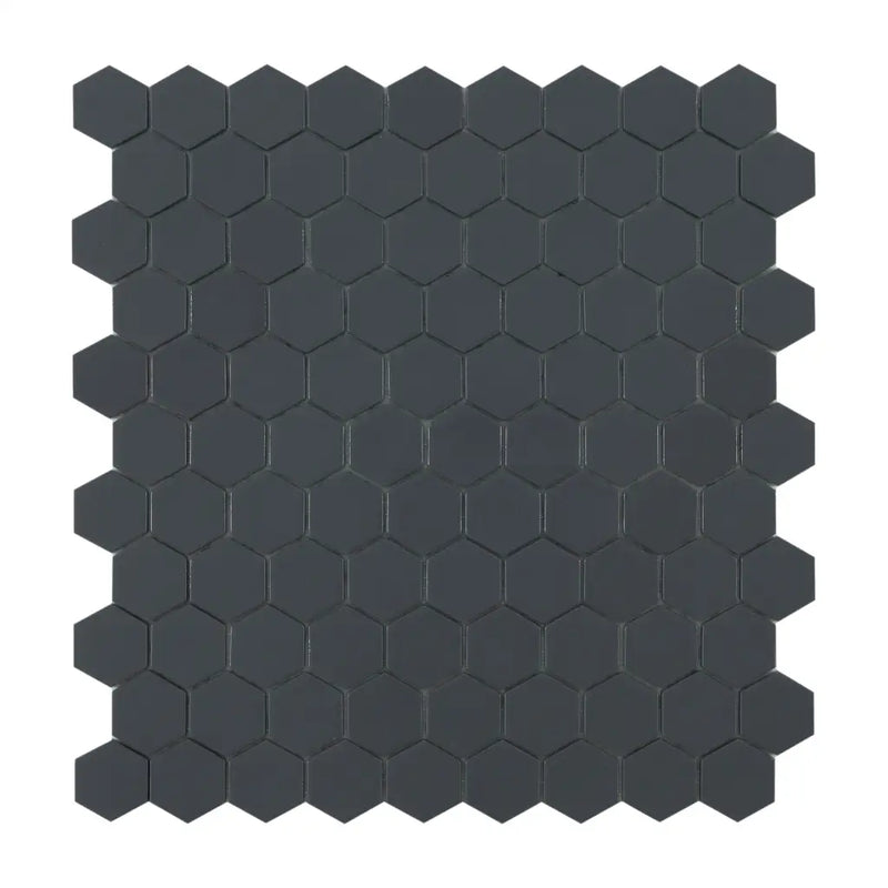 By Goof mozaiek hexagon dark grey 3,5x3,5cm - Top Tegels