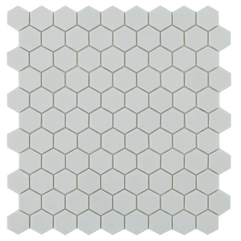 By Goof mozaiek hexagon light grey 3,5x3,5cm - Top Tegels