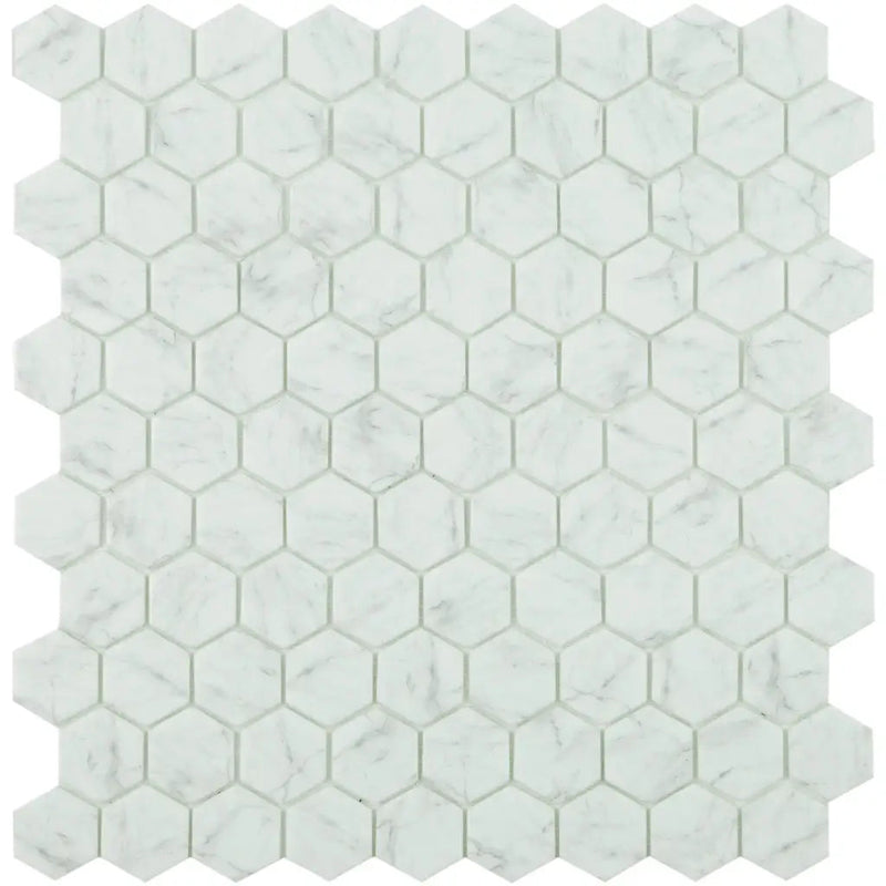 By Goof mozaiek hexagon statuario 3,5x3,5cm - Top Tegels