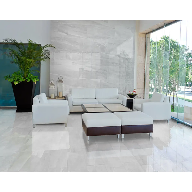 Cashmere White Mat 60x60 Rett Vloertegels
