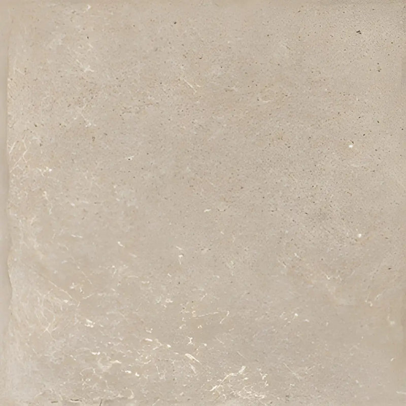 Beige textured stone tile with mottled pattern, Chantilly Beige 30x30 chip