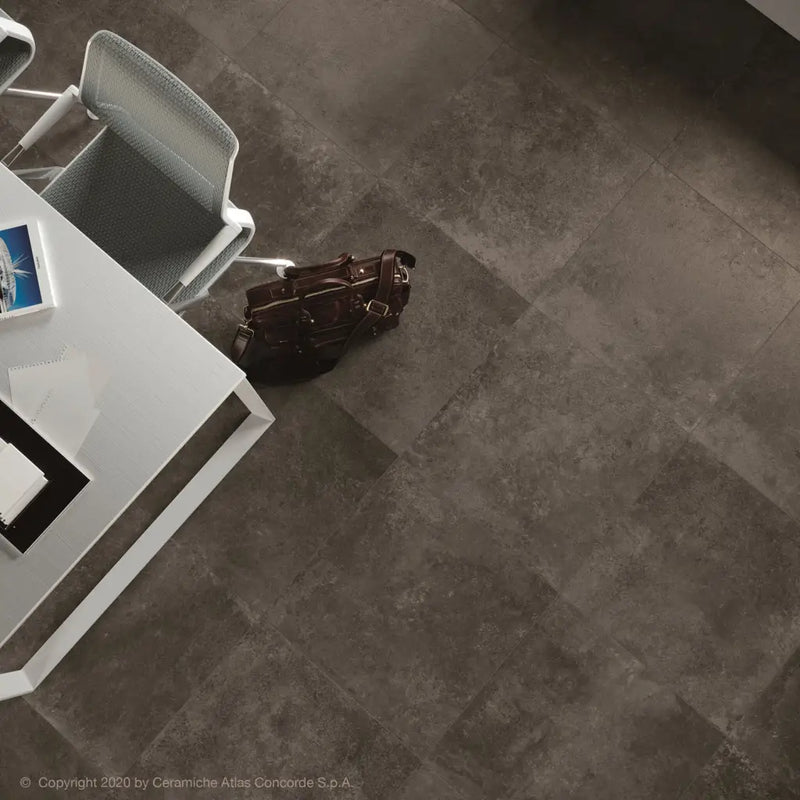 Codec Antraciet 60x60 Rett Vloertegels Betonlook