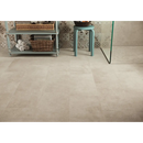 Lichte beige keramische vloertegels met betonnen textuur, Codec White 30x60 rett