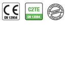 Drie certificeringsmerken CE, C2TE en COLMEF voor Colmef Silikoll Progress 25 kg