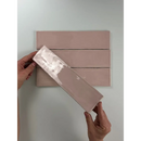 Pink Glans Ceramic Tile held with adhesive, perfect for stylish Colonial Pink decor