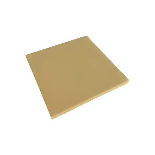 Flat beige square foam pad from Colourstyle Ocra 10x10 Rett, perfect for any space