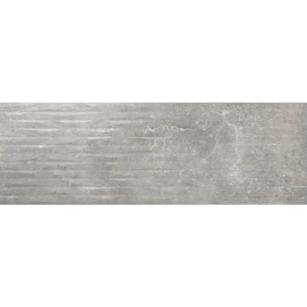Grijze betonnen muur met verweerde textuur van Concept Grey Kirat decor wandtegel