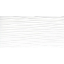 Wit gestructureerd oppervlak met golvende lijnen van de Dune Blanco mat 30x60