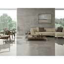 Moderne L-vormige hoekbank met beige stof en bruine kussens, Egeo Pearl Pulido 120x260