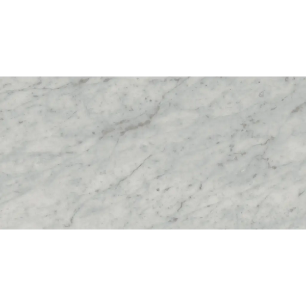Witte marmeren oppervlak met grijze aders, Exigo Carrara mat 30x60 rett