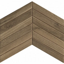 Fapnest Brown Chevron 7,5x45 met een V-vormig houten chevronpatroon