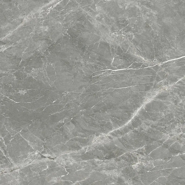 Grijze marmerplaat met witte adering, Fior di Bosco Marengo silk 120x120 rett