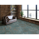 Brown leren loveseat met getufte kussens van Flatiron Jeko 80x80 Rett