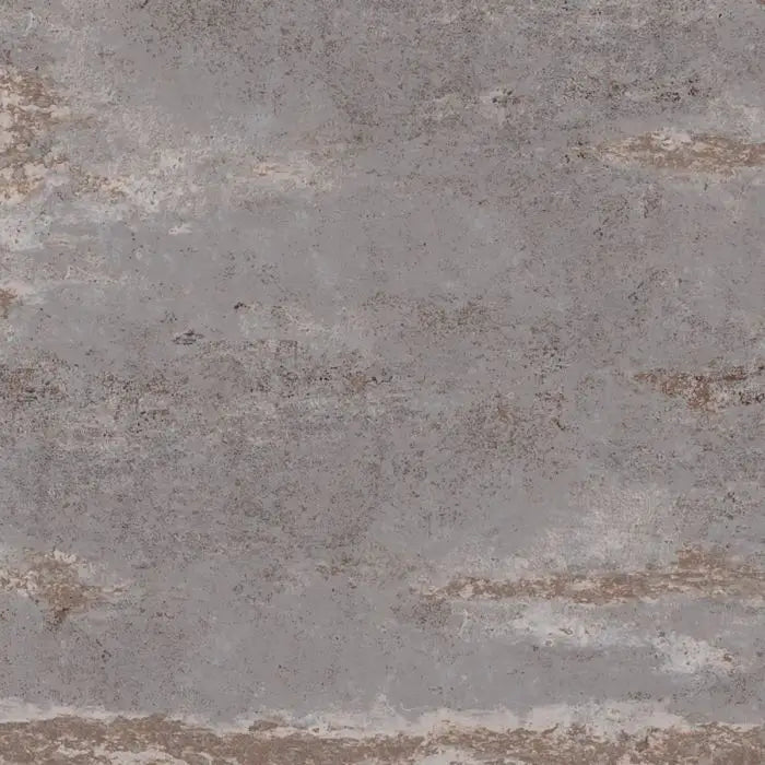 Mottled grey and brown texture of Flatiron Silver 60x60 rett surface details