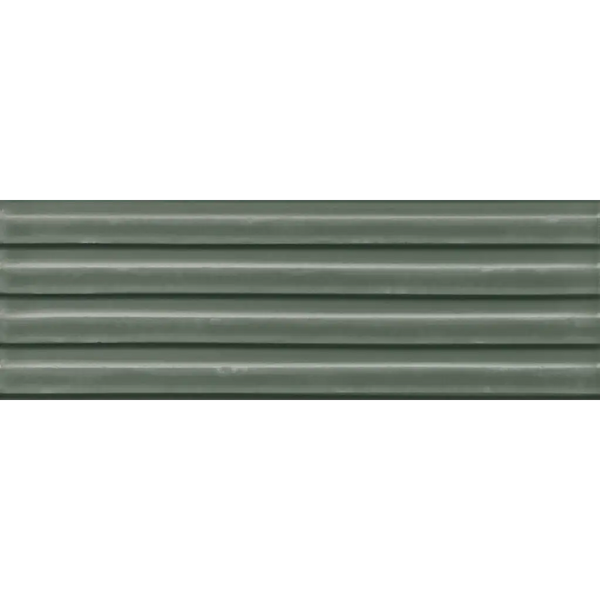 Robuuste Gare Sage Glans vinylbeplating in saliegroen met houtnerf