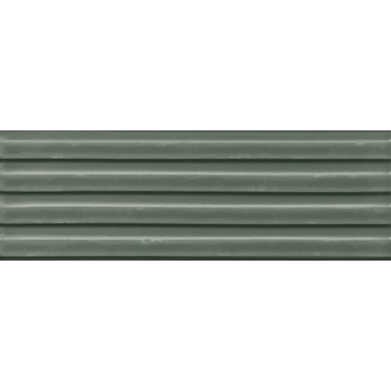 Robuuste Gare Sage Glans vinylbeplating in saliegroen met houtnerf