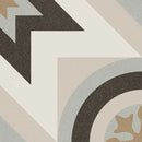 Geometrische patronen tegel in neutrale kleuren voor een stijlvol interieur met bali serie