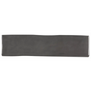 Donkergrijze glanzende keramische tegel Glans Grey 7,5x30 van Prissmacer