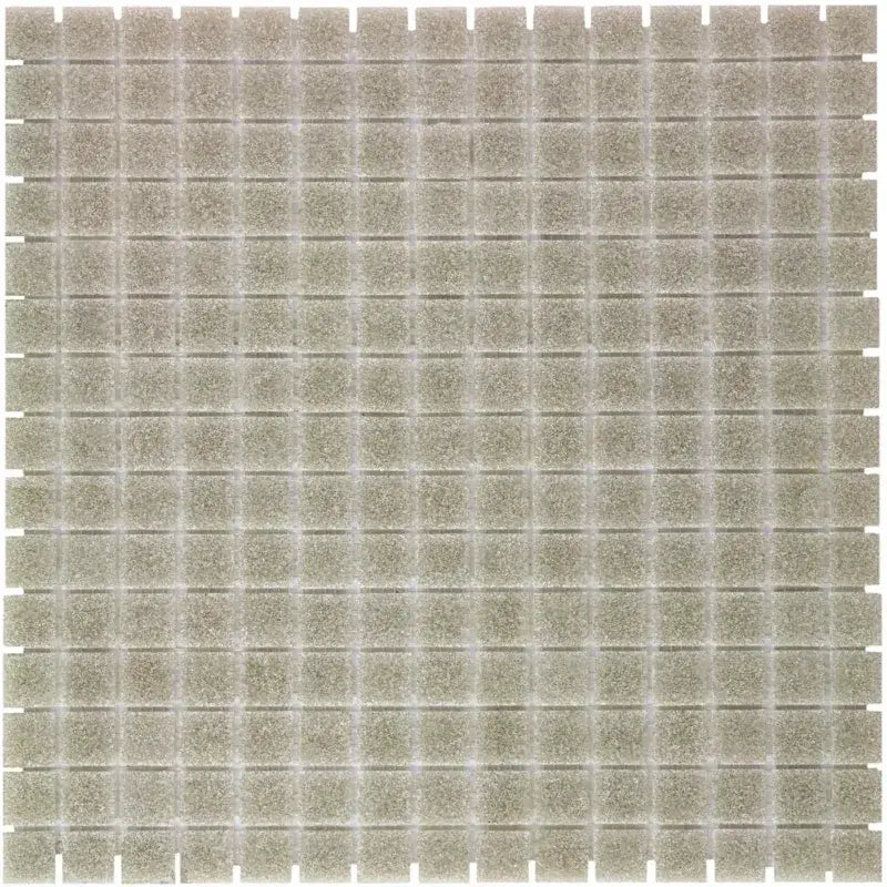 Alt tekst: GM05 Lichtgrijs soft grain wandtegels met matte lichtgrijze vierkante mozaïek