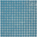 GM10 Blue Soft Grain wandtegels met lichte blauwe mosaik en witte voeglijnen