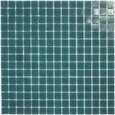 Square teal glasmozaïek tegels GM25 Blauw met zacht korrel voor wanddecoratie
