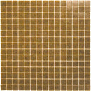 GM33 Lichtbruin soft grain wandtegels met metallic-gouden textuur, glasmozaïek