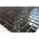 GM60 Black Gold Mix Soft Grain wandtegels met metallic swirl patroon