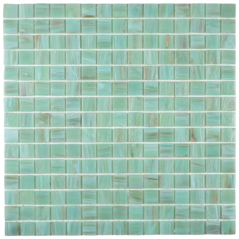 Mosaïekpaneel GMG122 aqua groen met gouden ader wandtegels