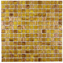 Gouden amber GMG134 mosaïektegel met houtnerf patroon