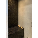 Darke mozaïek betegelde douchebank met muurbeugel voor wandborstel GMG631 Brass Golden Vein