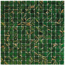 Groene gouden ader wandtegels gmg721 medium green met gouden en groene patronen