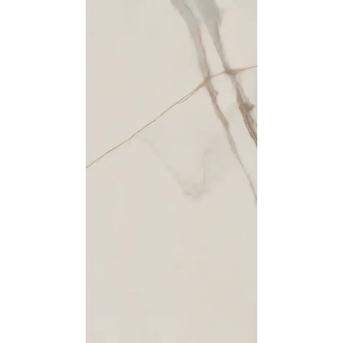 Witte marmeren vaas met barst op Granada Mat 60x120 cm tegel vloertegels