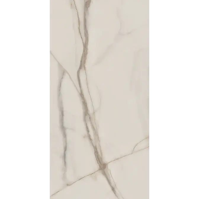 Witte marmeren vloertegels 60x120 cm met grijze aderen en natuurlijke scheuren