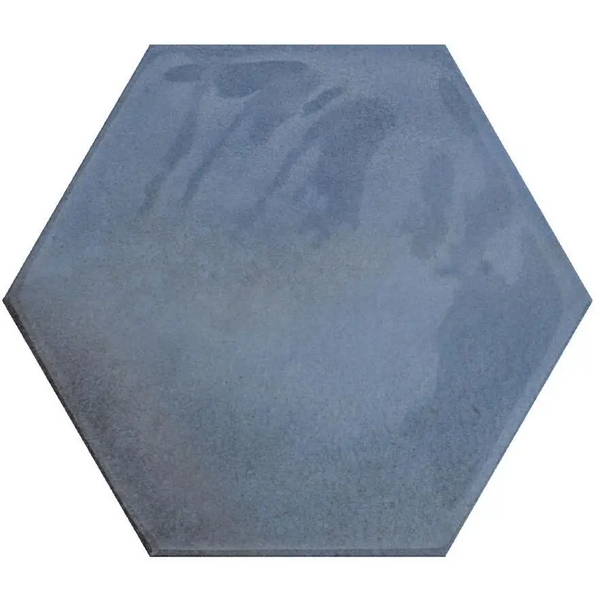 Hexagon Moon Blauw met matte afwerking in 16x18 formaat, stijlvolle tegel