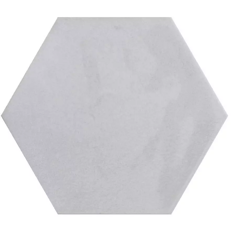 Hexagon Moon White glans 16x18 - Top Tegels