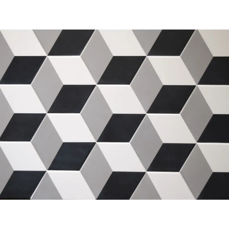 Hexagon Timeless Decor mat 15x17 - Top Tegels