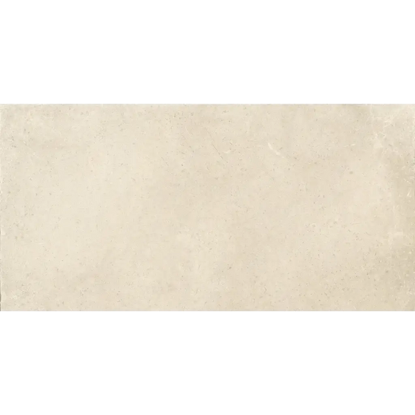 Rechthoekige Hollstone Butter 60x120 rett tegel in lichtgeel, mat keramiek met subtiele textuur