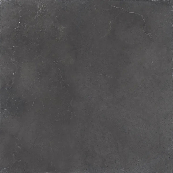 Donkergrijze textuur met subtiele krasjes van Hollstone Obsidian 60x60 rett