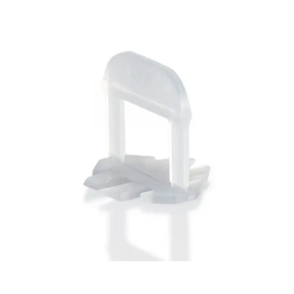 Witte kunststof tegelnivelleerclip voor Jabo Levelling Systeem, 500 stuks 1mm