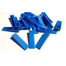 Heldere blauwe plastic tegelzetters in Jabo Levelling Systeem Wiggen