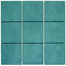 Teal glanzende tegels KAG10125 Oceaanblauw oceanblauw voor een frisse look