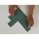 Groen papier in L-vorm, perfect voor Kalma Blue Lake 6x18,6 glans