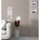 Burgundy keramische tafellamp met witte glazen bol, Kalma Morchella 6x18