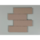 Vier geschakelde roze rechthoekige tegels van Kalma Rose 6x18 in mat uitvoering