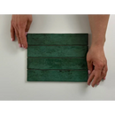 Vier groene houten planken, ideaal voor kalon green wandtegel 5x25 glans