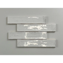 Stijlvolle Kalon White wandtegel 5x25 glans in een speelse opstelling